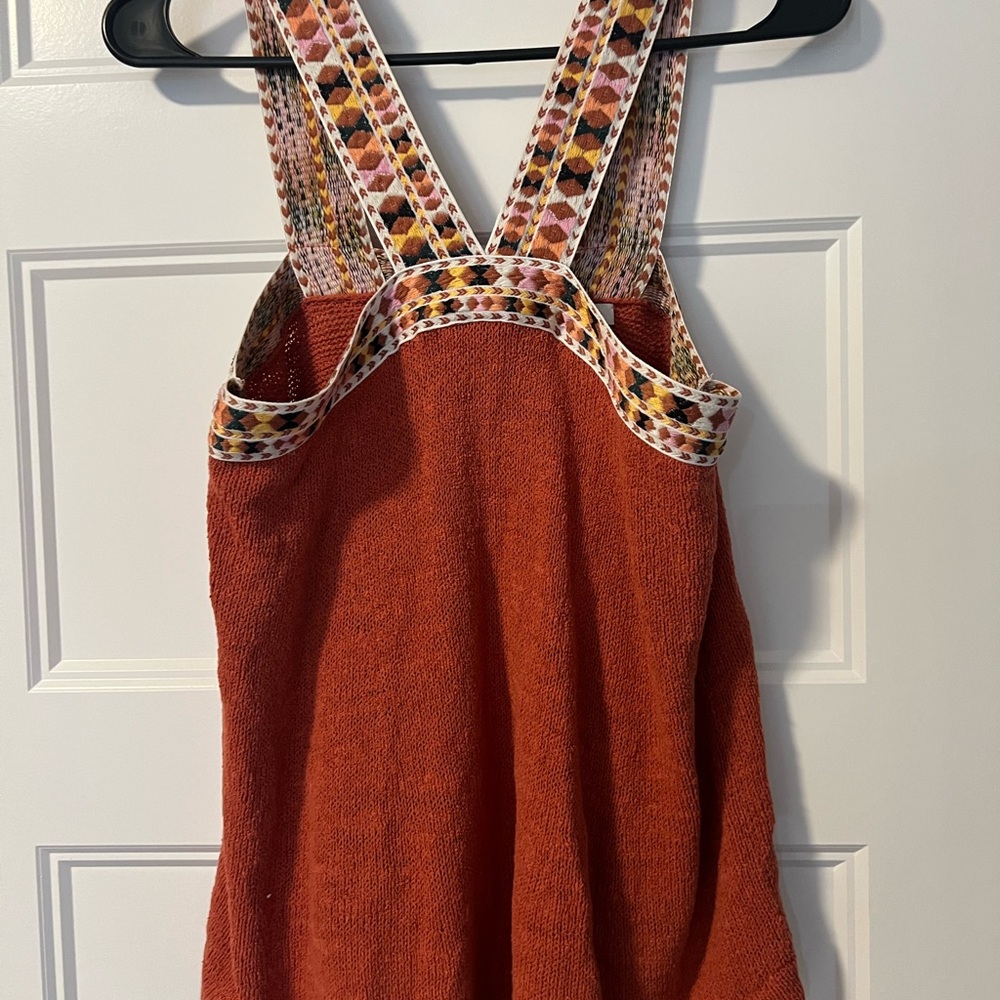 Madewell Tank Top with Patterned Straps